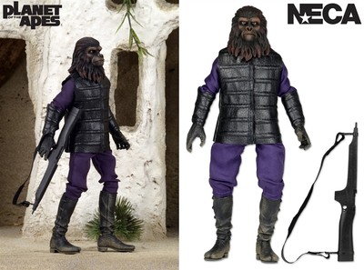 NECA Planet Of The Apes Clothed Gorilla Soldier 8 Inch Action Figure