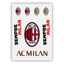 ADESIVI SQUADRE CALCIO MILAN Stickers Football Club Sport Team Soccer Serie A