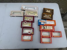 lot of 14 various train car ho oo empty box ho 5 1