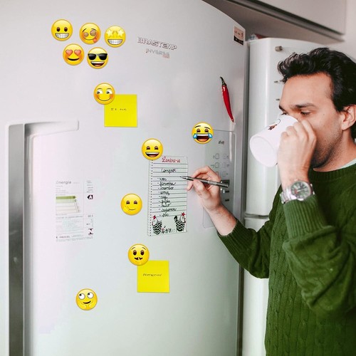 54PCS Popular Emoji Fridge Magnets - Funny Magnets Gifts for Kids, Adults - Deco - Picture 2 of 7