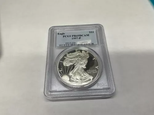 1997-P Proof $1 American Silver Eagle NGC PF69 DCAM