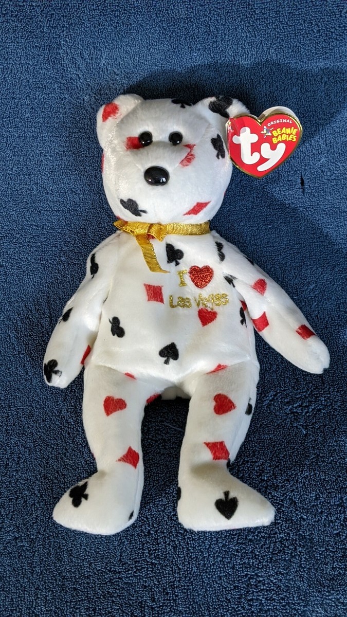 Ty Beanie Baby Las Vegas (Bear I love Las Vegas 2005)