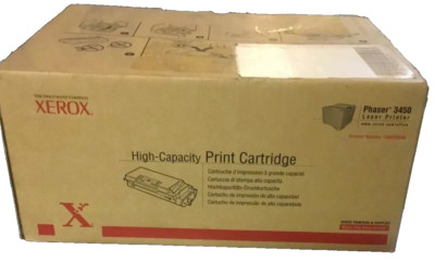 NEW XEROX High-Capacity (10k) Print Cartridge (OEM) for Phaser 3450 Printer