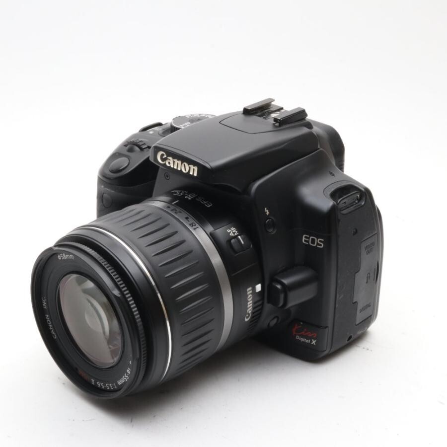 Canon EOS Kiss Digital N/EF-S 18-55mm 良品 Canon EOS Kiss Digital N SLR Camera Black EF-S 18-55mm Lens