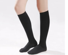 New Black Nylon Knee High Stocking Socks