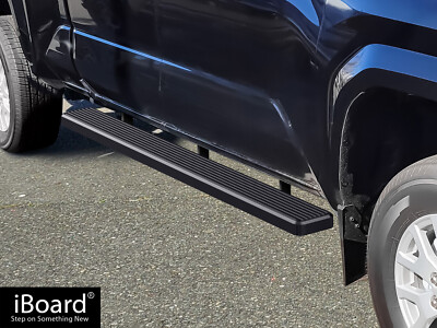 APS Steel Side Steps Fit 24-26 Toyota Tacoma Double Cab Crew Cab