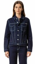 Jordache - Retro Denim Trucker Jacket Double Stitching Button Up- Nwt - Sz Xl