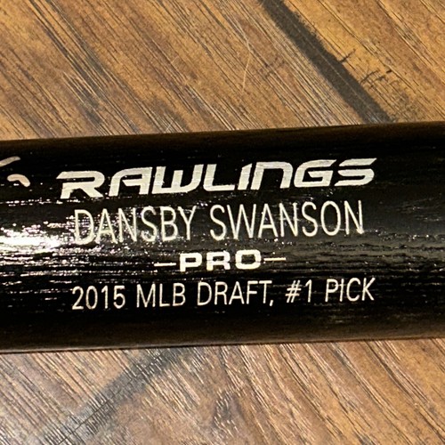 Dansby Swanson Autographed Rawlings Baseball Bat Cubs, Braves, JSA COA - Picture 3 of 6