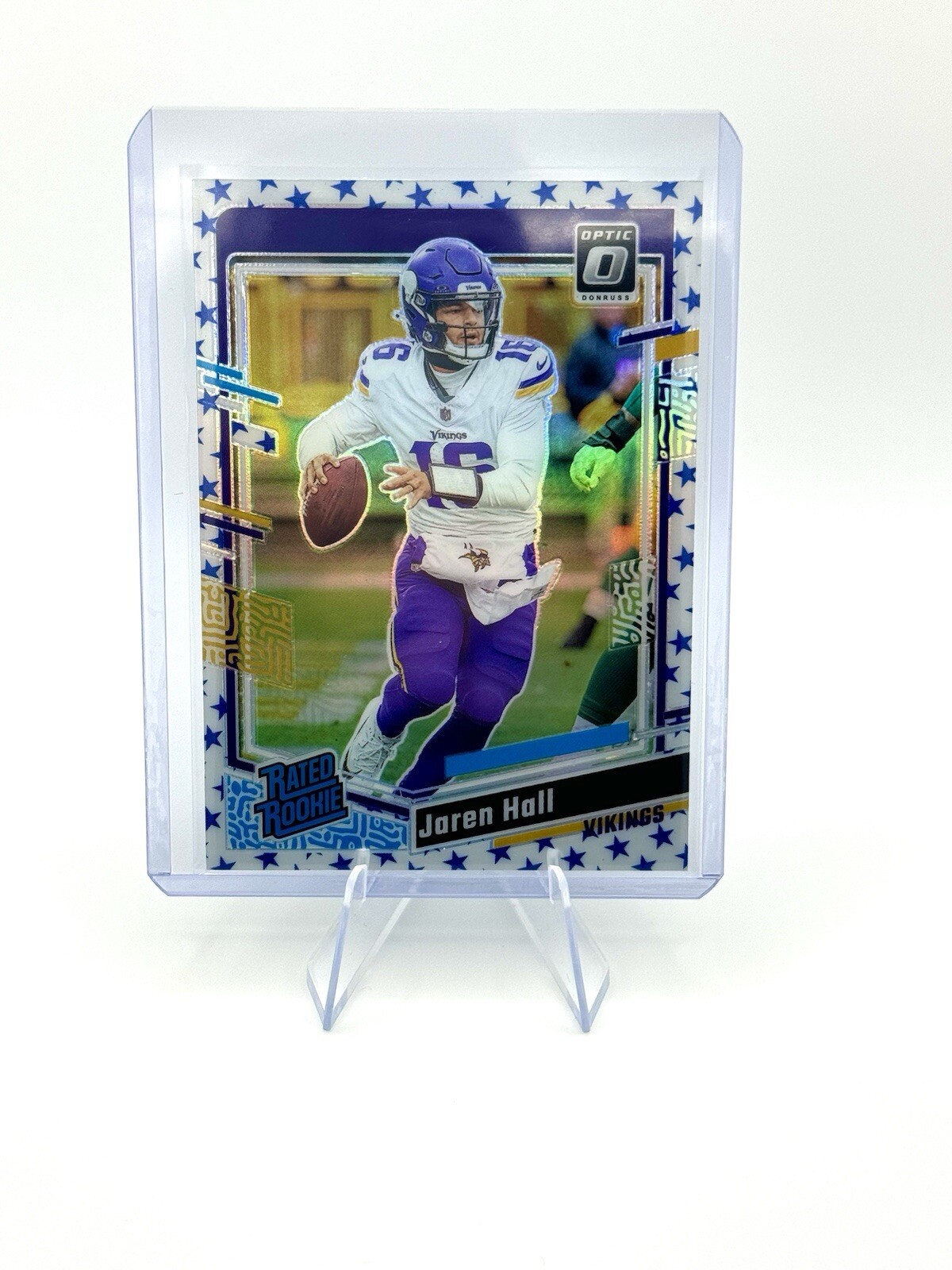 2023 PANINI OPTIC FOOTBALL Jaren Hall RC #270 STARS