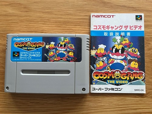 Cosmo Gang’s The Video Shooting JPN Nintendo Super Famicom SNES SFC Cart Manual - Picture 2 of 12