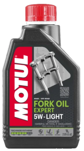Motul Expert Fork Oil 5W Light Semi Synthetic Suspension Oil, Road / Off Road