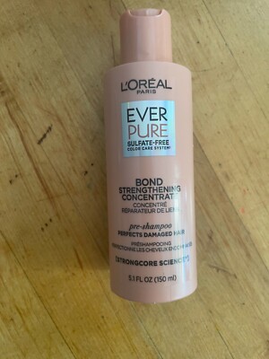 L'Oreal EverPure Bond Repair Pre Shampoo Treatment, 5.1 oz new