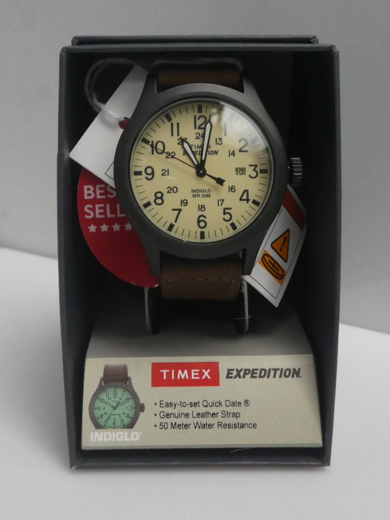Timex Expedition Beige Men's Watch - T49963 for sale online | eBay