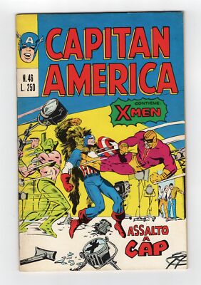 1970 MARVEL CAPTAIN AMERICA #130 & X-MEN #45 1ST APP OF THE HOOD RARE KEY ITALY