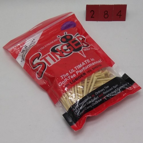 Stinger Golf Tees 3 Zoll Pro XL COMPETITION, Tasche mit 200