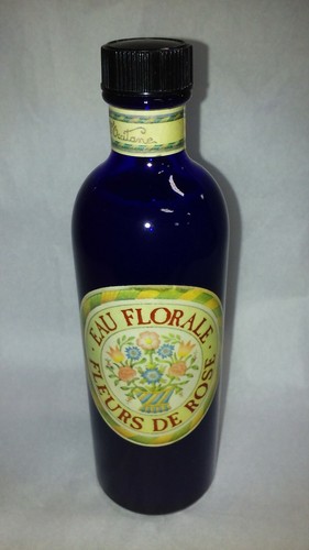 L'Occitane rose water alcohol free glass cobalt bottle rosewater not sealed - 第 1/3 張圖片