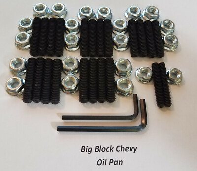Big Block Chevy Oil Pan Stud Kit 1.5'' 396 402 427 454 BBC