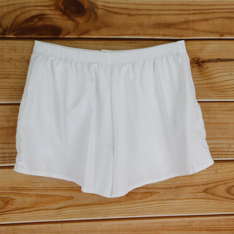 Relativity Shorts Womens Sz L White Brief Liner Stretch Waist High Rise Pockets - Image 2 of 4