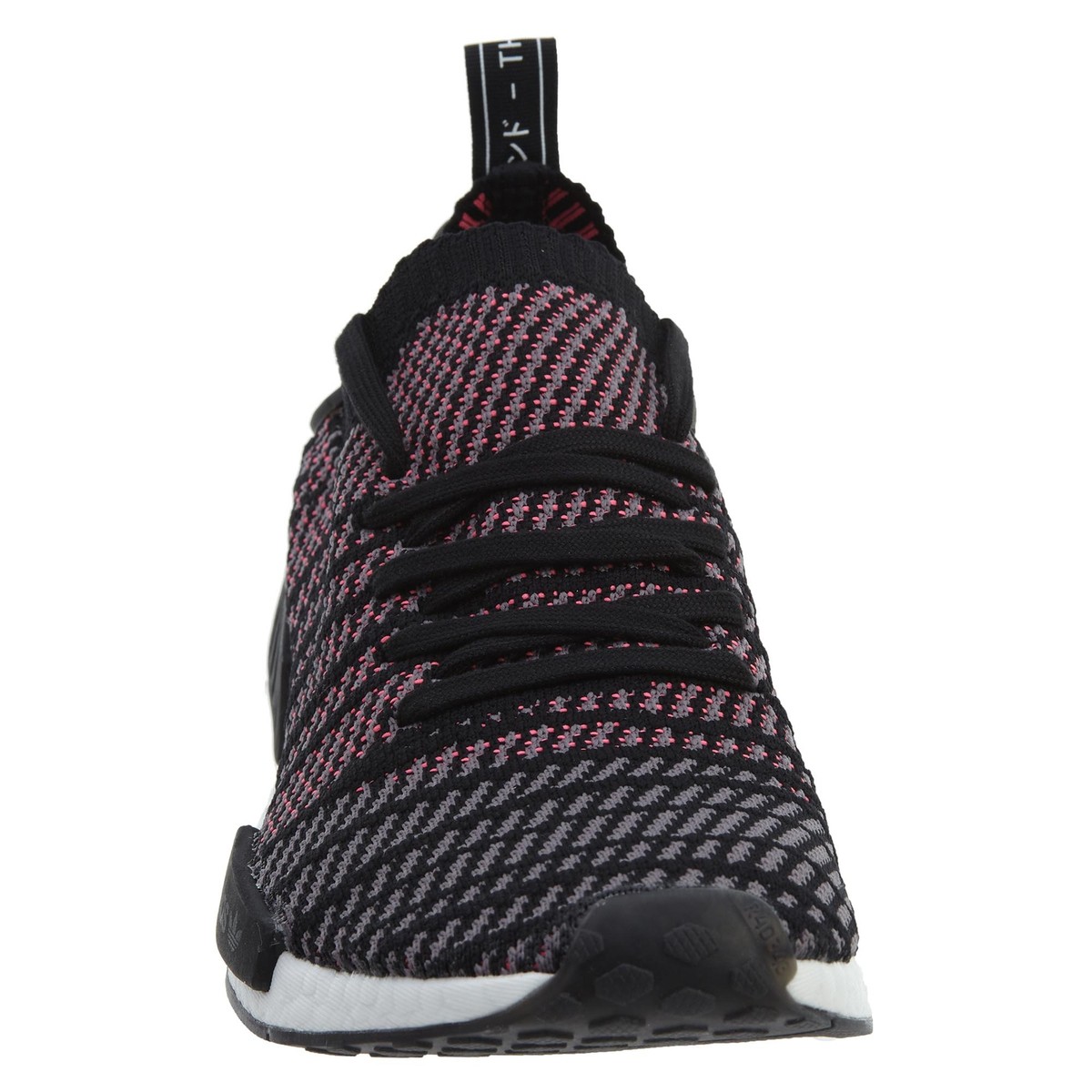 adidas NMD R1 STLT Black Grey Solar Pink | eBay