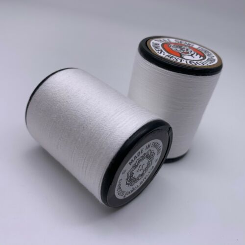 Raw White All Purpose Spun Polyester Sewing Thread 600 Yard Spool DIY Hand Craft - Picture 3 of 42