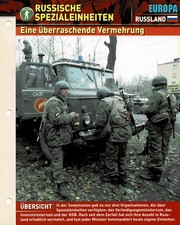 Russische Spezialeinheiten - Eine überraschende Vermehrung - Infokarte