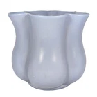 RumRill Red Wing Pottery Vase Planter Light Blue Tulip Shape #500 Vintage READ