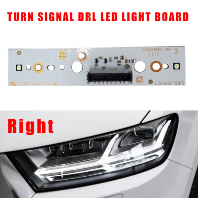 Right LED boards For Audi Q7 2017 2018 2019 LED Headlight DRL Turn siginal Chips
