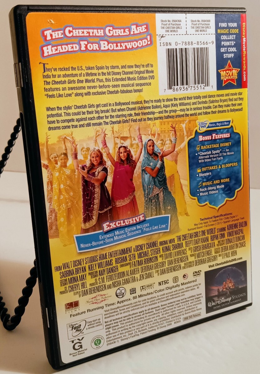 The Cheetah Girls: One World (2008, DVD Extended Music