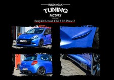 Bi Bodykit Frontspoiler Diffusor Schweller aus ABS für Renault Clio 3 RS Phase 2