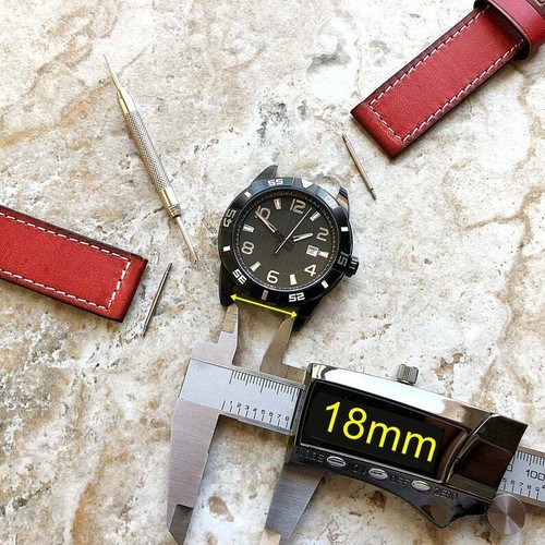 Grünes und gelbes geprägtes Lederband für Garmin Captain Marvel and Rey - N18 - Bild 8 von 9