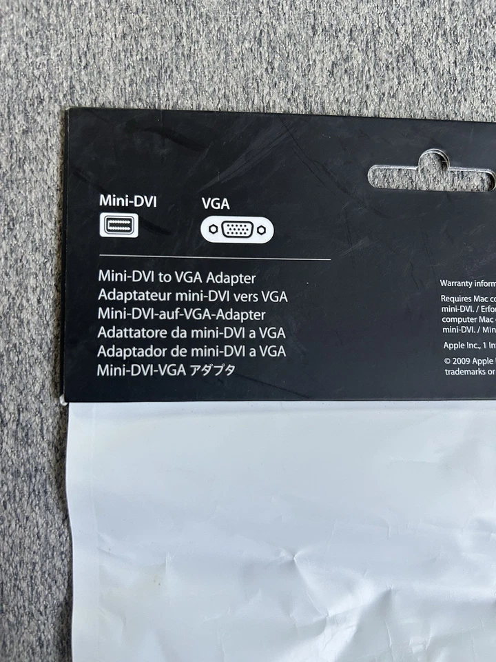 mini DVI Port To VGA Adapter For Apple iMac - Image 4 of 4