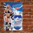 Vintage Style Beer Racing Beer Advertising Metal Sign Bar Man Cave Garage Wall