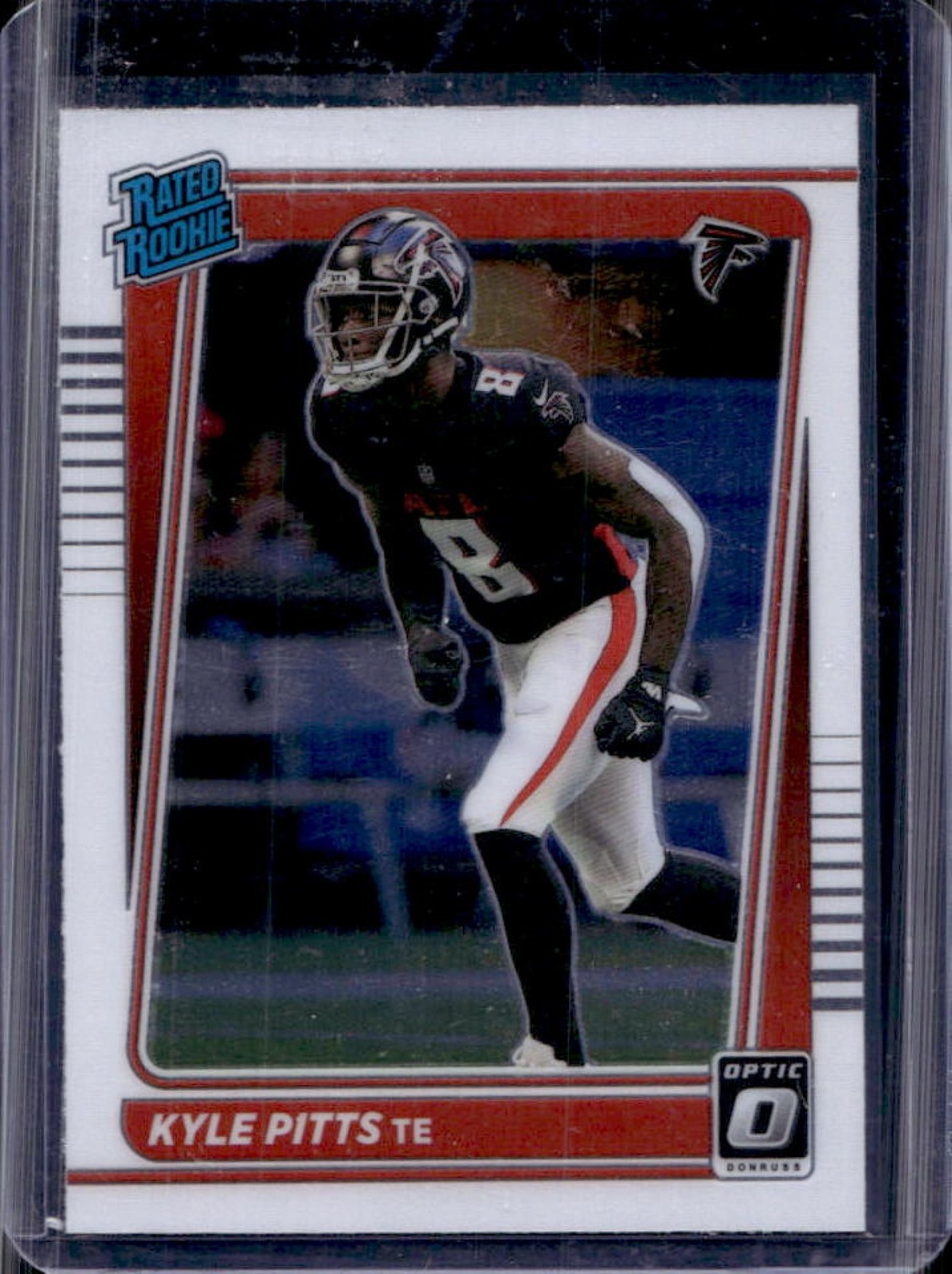 2021 Panini Donruss Optic Kyle Pitts RC Rated #211 Falcons Rookie