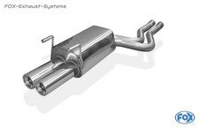  Sportauspuff Mercedes S-Klasse W140 Bj.91-98 2x90 rund mit Abs.