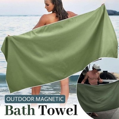 1Stück Magnetisch Bath Towel Extra-large 31'' x 77'' Quick-drying Sand-proof Beach