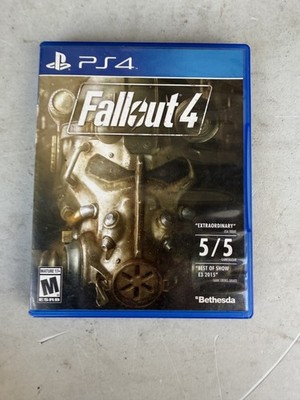 PLAYSTATION 4 FALLOUT 4,  CASE AND MANUAL ONLY TY#4