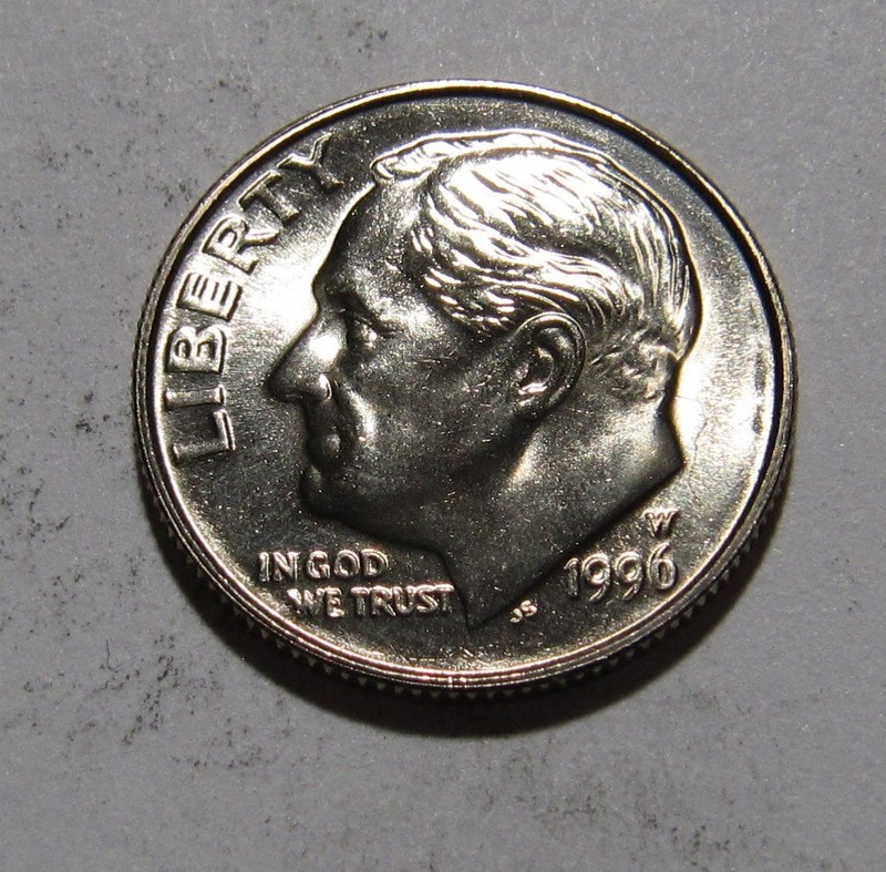 1996 W Roosevelt Dime - NICE BU Condition - 241SA