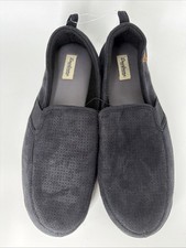Men  s Dearfoam Slippers Cozy Comfort- SZ XL 13-14 Black.