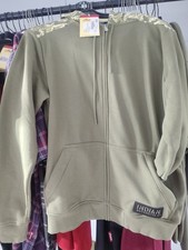 Indian Motorcycle Brand Apparel Men's Stencil Block Icon Hoodie Khaki Small