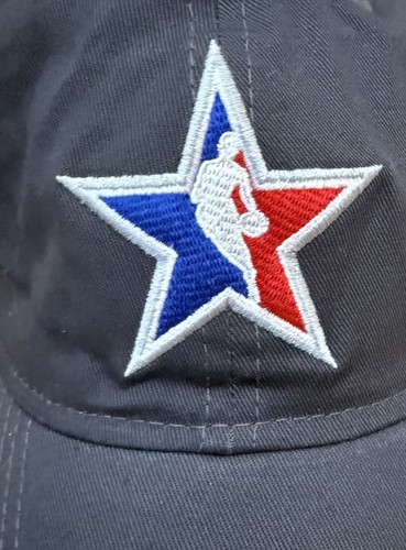 9TWENTY Strapback Cap Hat Gray NBA All Star New Era OSFM Basketball Logo - Picture 2 of 8