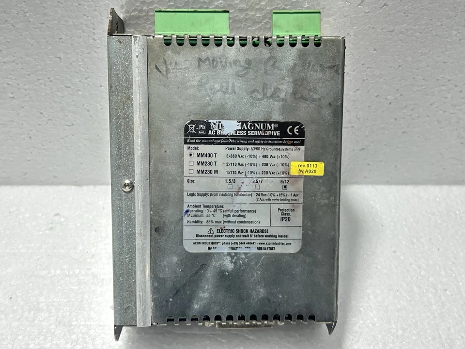 PARA REPUESTOS O NO FUNCIONA MINI MAGNUM MM400T-6/12-RXX-S-EC-00010X-0X Foto 4 de 4