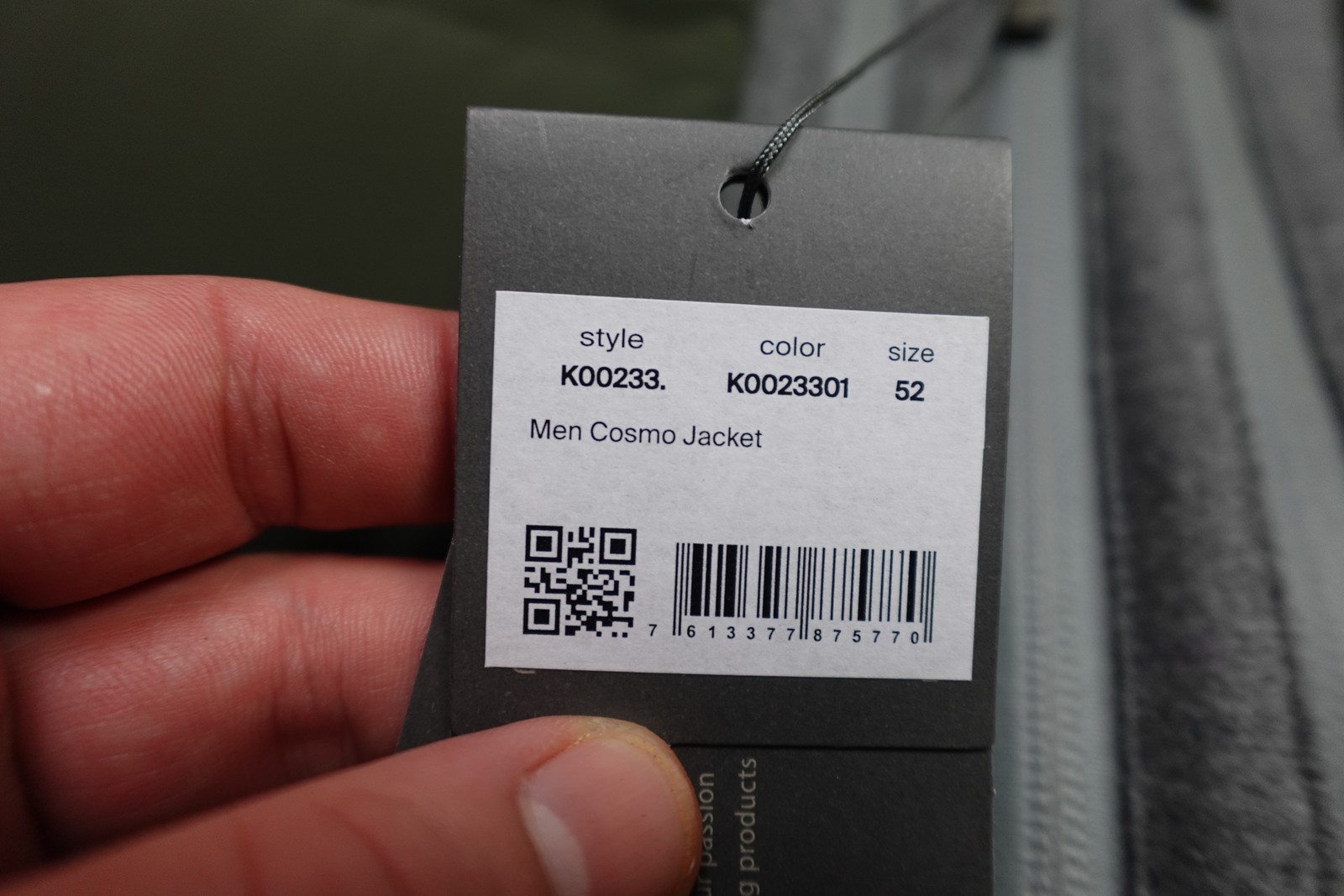 KJUS Jacket Mens 52 Green Wool Puffer Hooded Ski Cosmo Loro Piana Storm - second product detail image