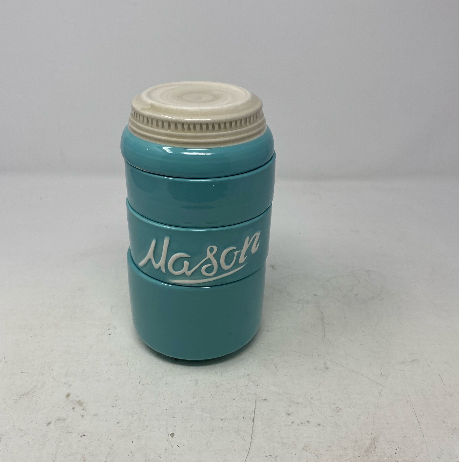 Mason Jar Ceramic Measuring Cups - Stackable Measuring Cups - Measuring Cup Set