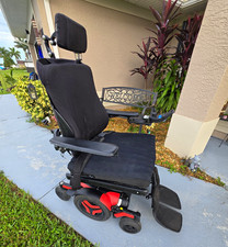 Permobil Power Wheelchair Joystick Headrest Elevating Leg Rest 4-Wheel