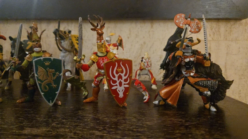 Lote de Set de Caballeros Mundo Medieval Fantasía Sheich y Papo Foto 4 de 4