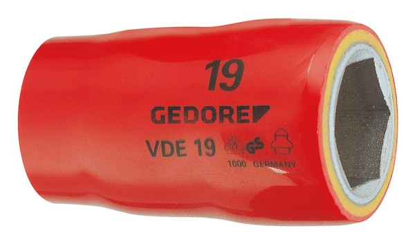 "Gedore SteckschlüSsel Einsatz 1/2\"VDE GrößE 13 X 54 Mm 6-Kant - 6122940"-image