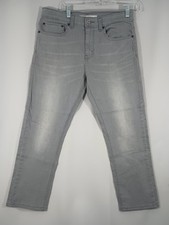Signature Levi Strauss Taper Girls 18 Regular Gray Denim Jeans FAST Shipping