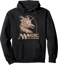 Magic The Gathering Retro Dragon Logo Pullover Hoodie, Gift Hoodie