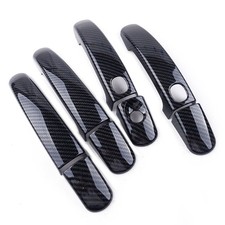 Carbon Fiber Style Door Handle Cover Fit For Ford Focus 2012-2018 Accessories Yw