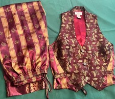 Vintage Victoria's Secret Collection Silky Vest Pants Pajama Set Womens Medium
